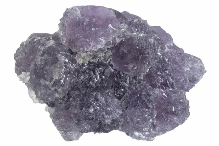 Purple Fluorite Crystal Cluster - China #364633